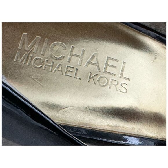 MICHAEL Michael Kors Black Patent Leather Flex Pump Heels Women's Size 9.5M - Picture 3 of 11